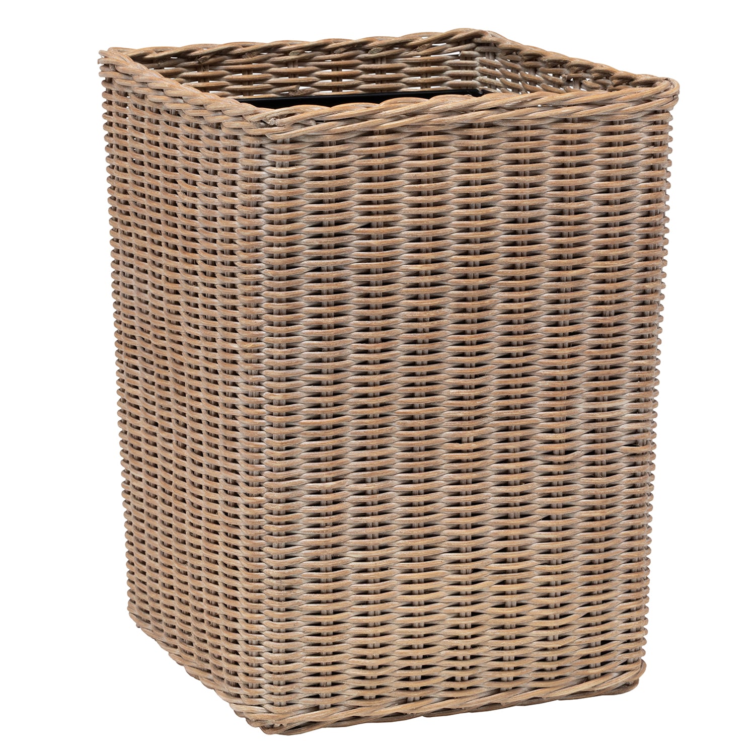 Kardia Rattan Square Wastebasket