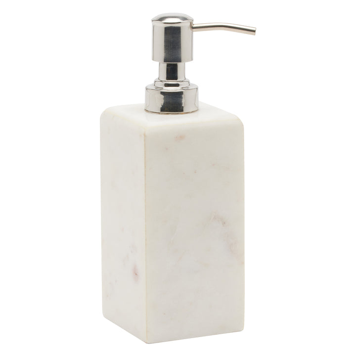 Kavala White Marble Soap Dispenser