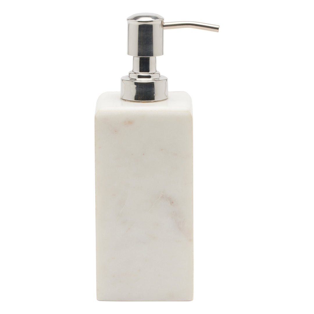 Kavala White Marble Soap Dispenser