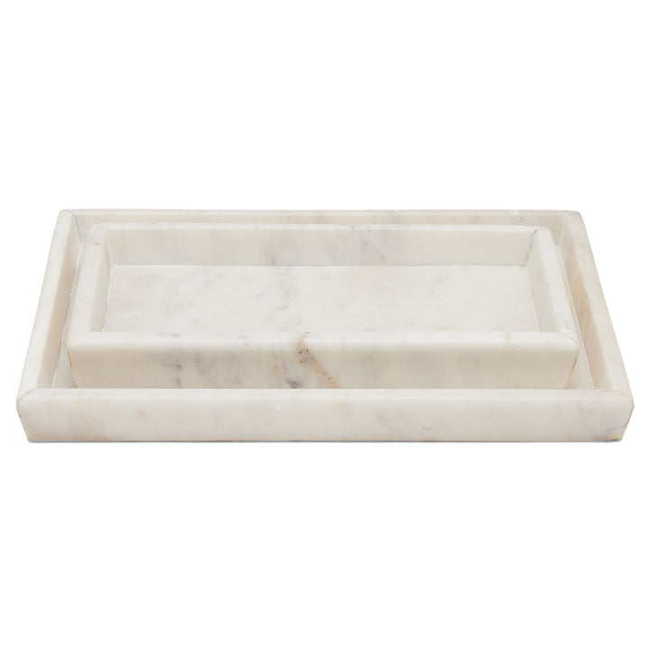 Kavala White Marble Nested Trays Set/2