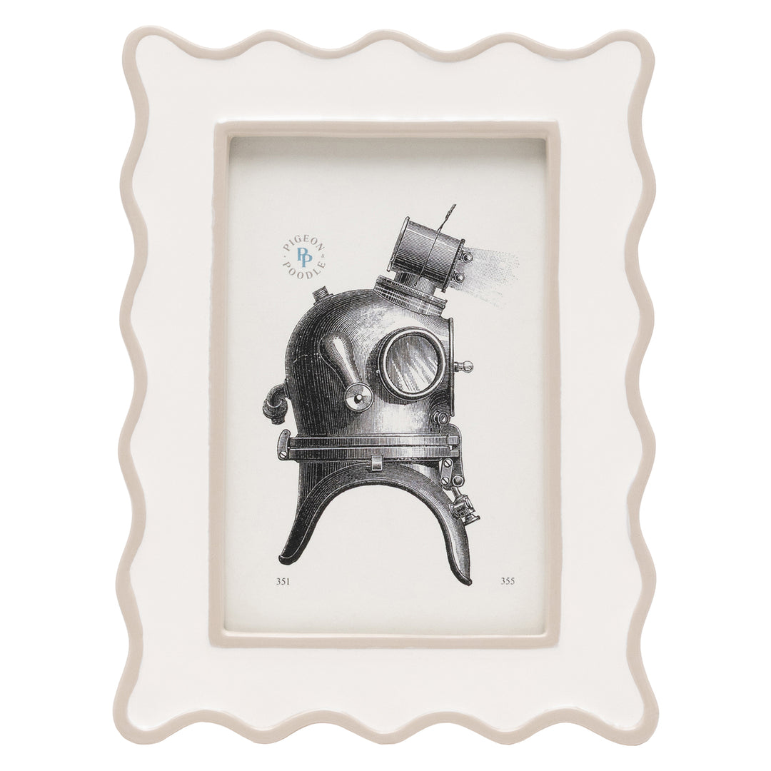 Keira Enamel Picture Frame (White/Cream)
