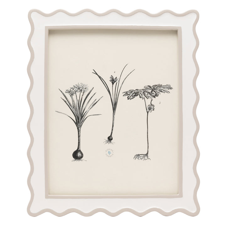 Keira Enamel Picture Frame (White/Cream)