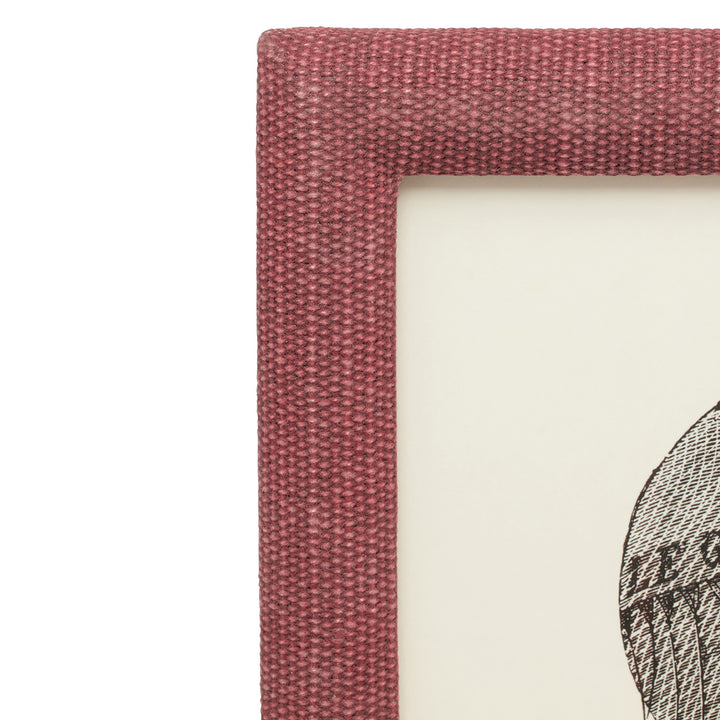 Kemi Cotton Jute Picture Frames (Burgundy)