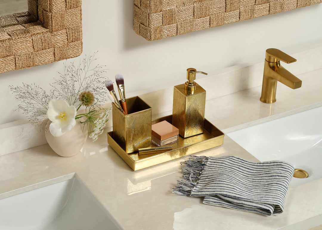 Mancora Shiny Brass Bathroom Accessories