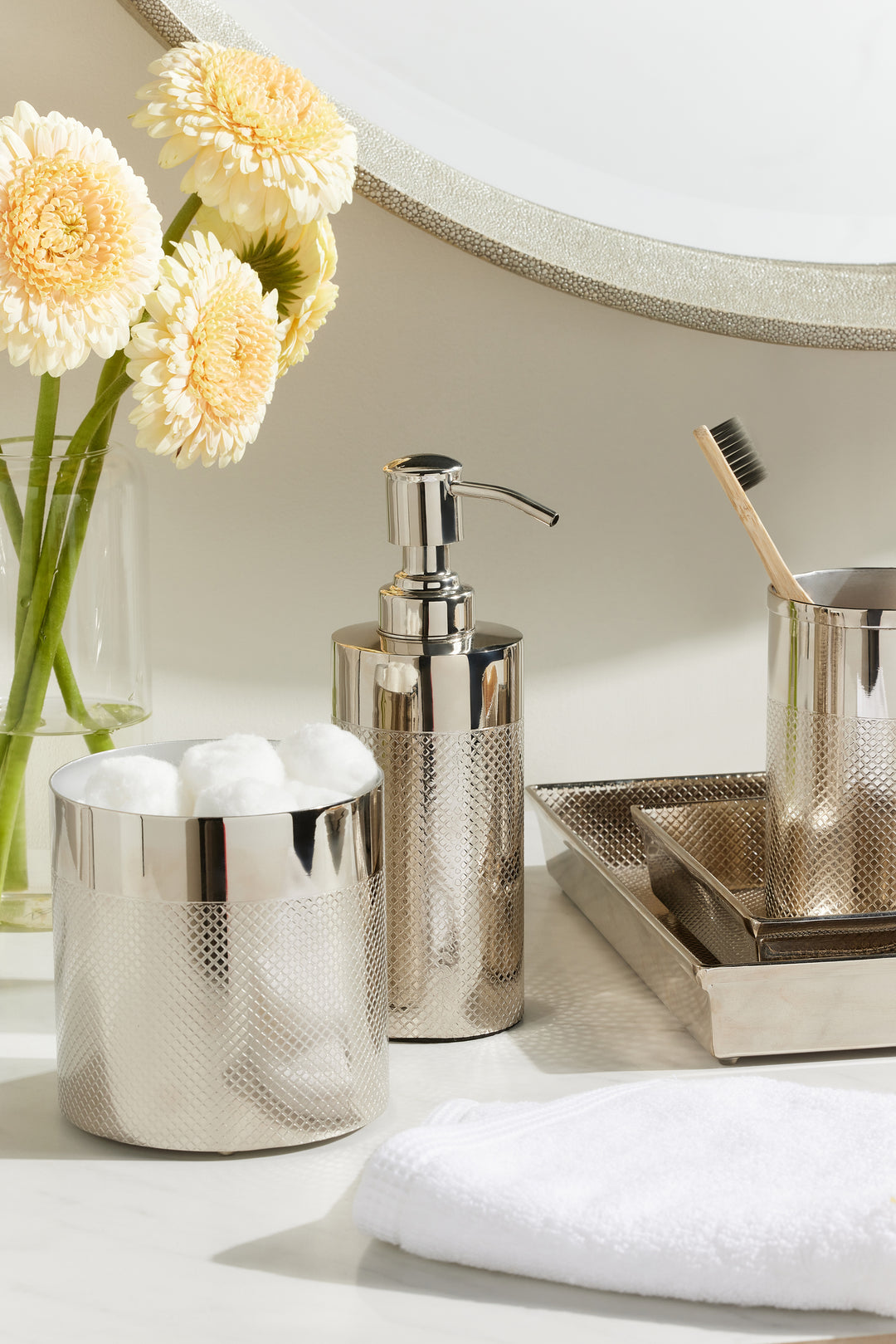 Hagen Stainless Steel Bathroom Accessories (Shiny Nickel)