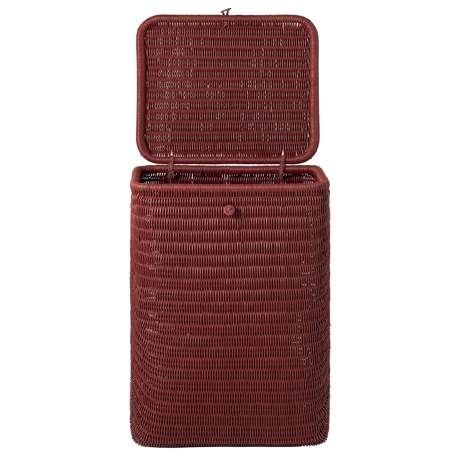 Lorain Rectangular Rattan Hamper - Thumbnail 2