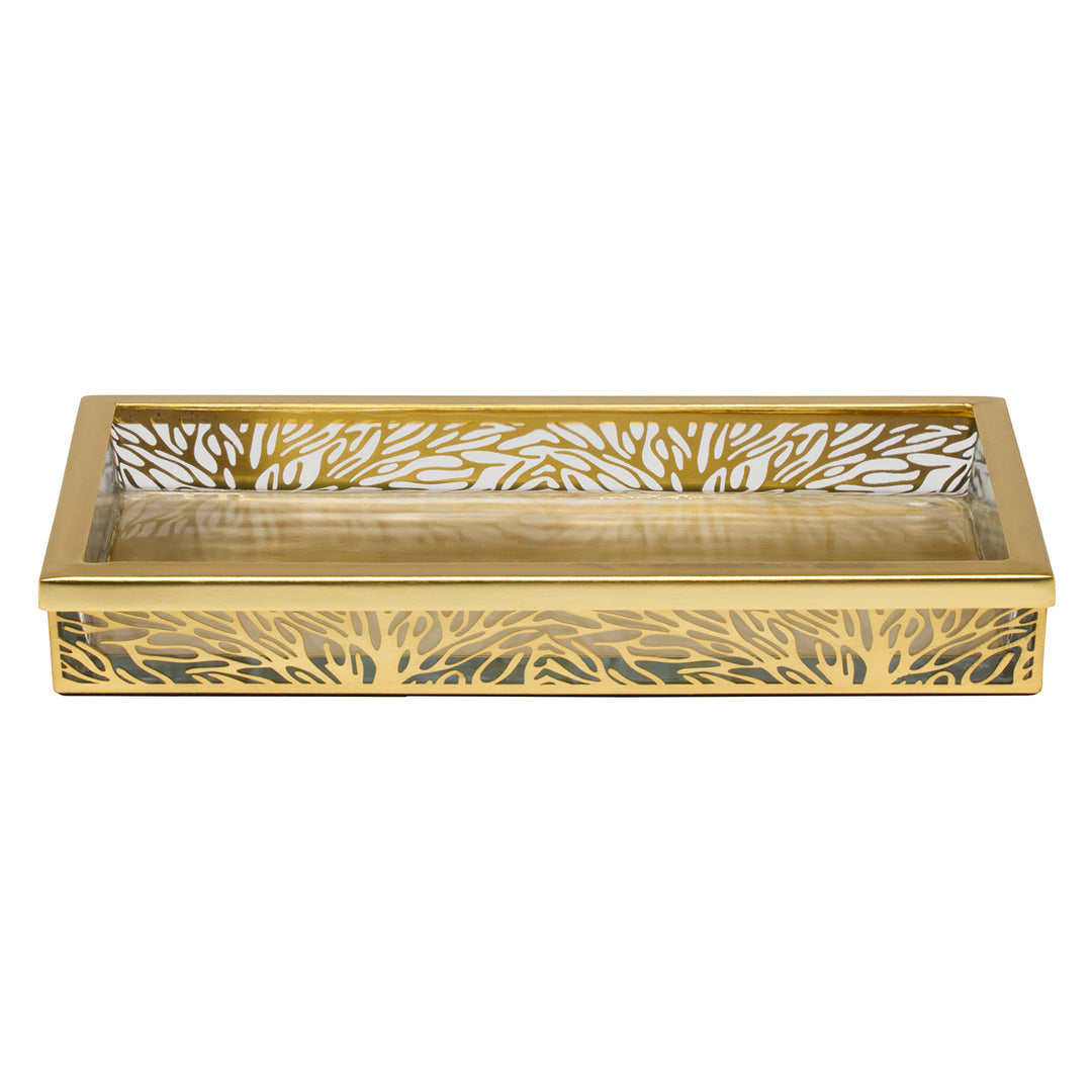 Lynn Stainless Steel/Glass Bathroom Accessories (Matte Gold)