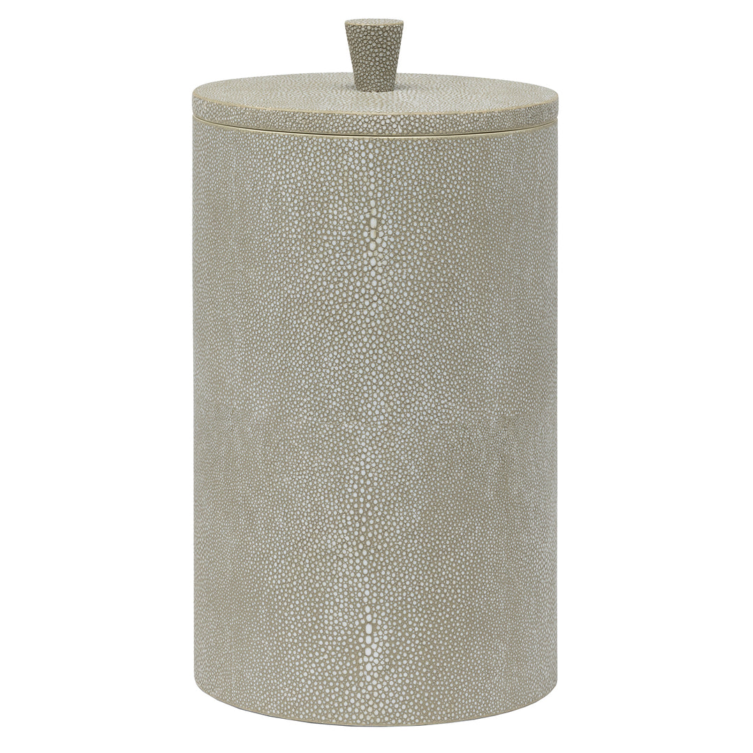 Manchester Faux Shagreen Double Toilet Paper Holder (Sand)