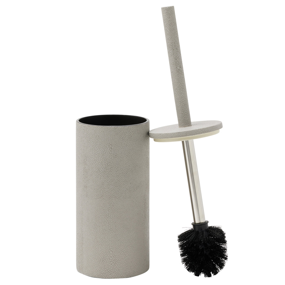 Manchester Faux Shagreen Bathroom Accessories (Ash Gray)