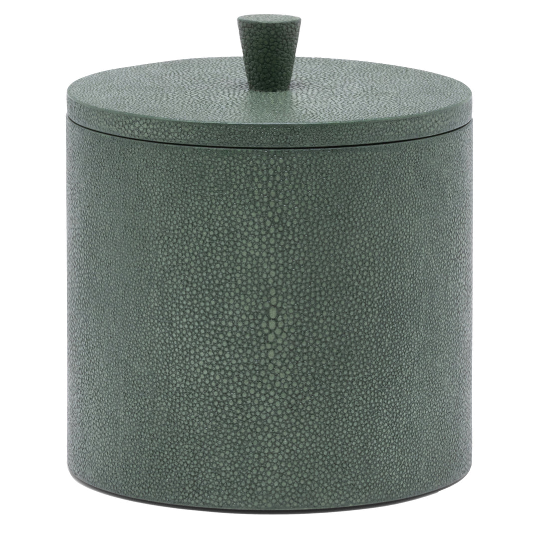 Manchester Faux Shagreen Single Toilet Paper Holder Set/2 (Juniper)