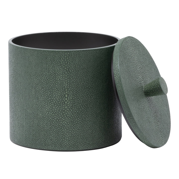 Manchester Faux Shagreen Bathroom Accessories (Juniper)