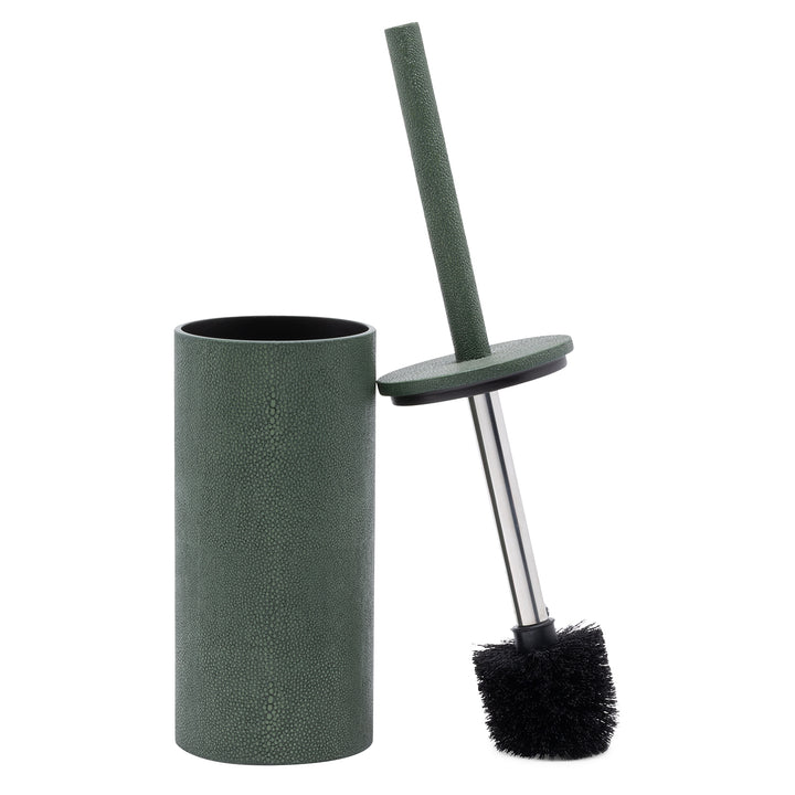 Manchester Faux Shagreen Bathroom Accessories (Juniper)