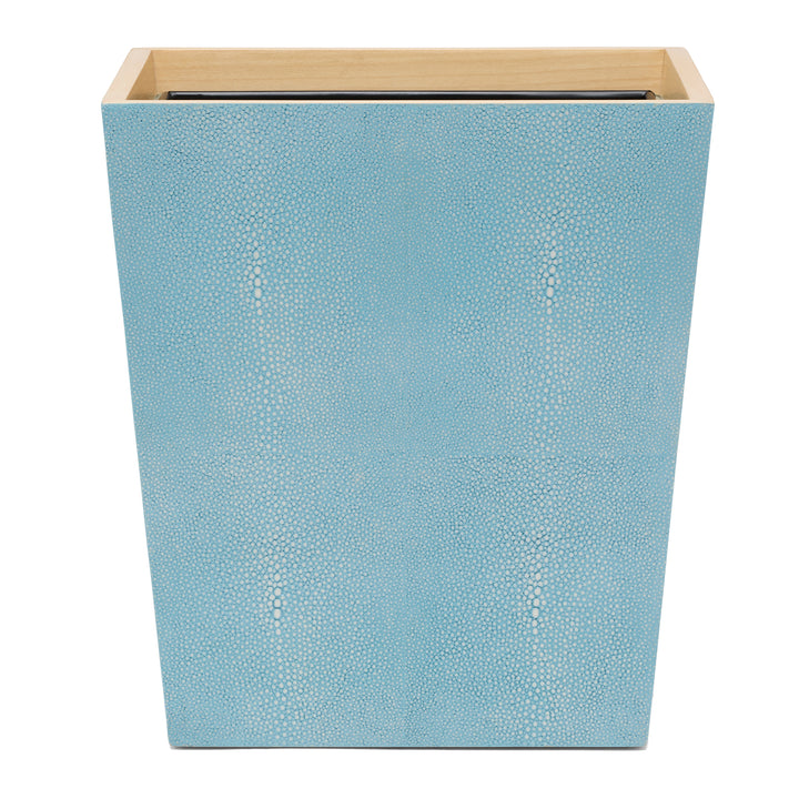 Manchester Faux Shagreen Bathroom Accessories (Powder Blue)