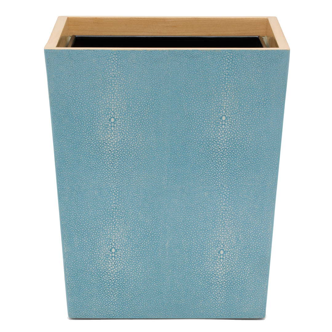 Manchester Faux Shagreen Bathroom Accessories (Powder Blue)