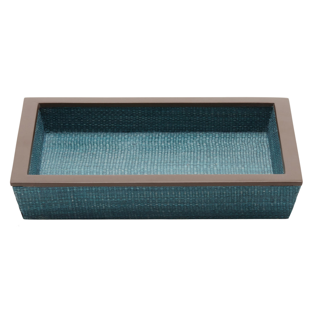 Maranello Abaca Resin Bathroom Accessories (Teal/Brown)