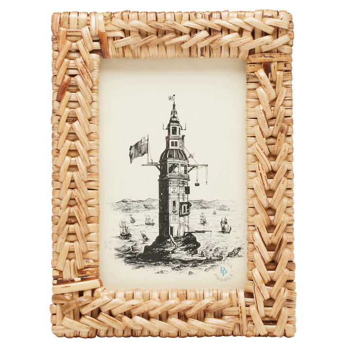 Meribel Natural Woven Bamboo Picture Frame