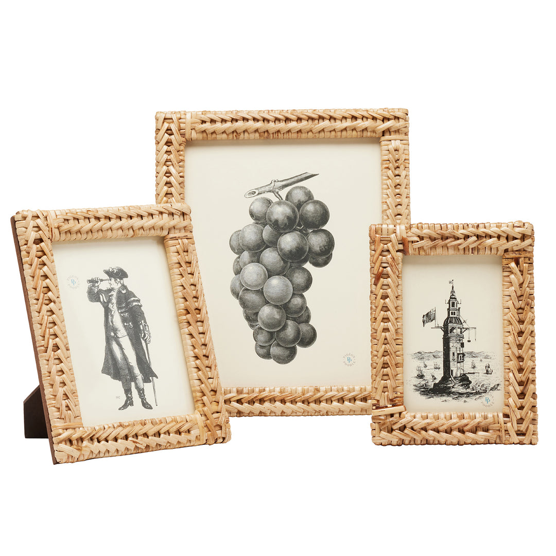 Meribel Natural Woven Bamboo Picture Frame