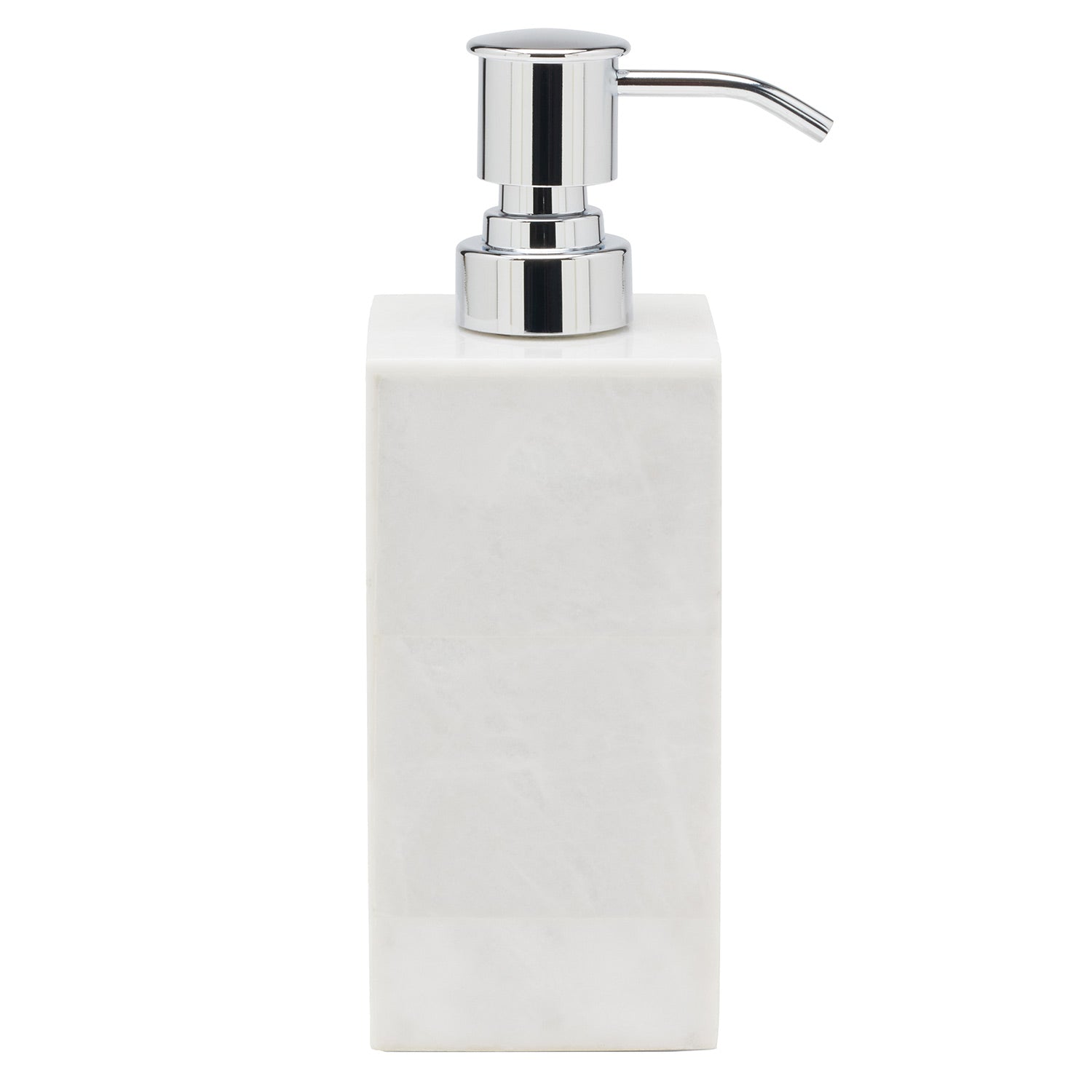 Milan Romblon Stone Soap Dispenser (White) - Thumbnail 2