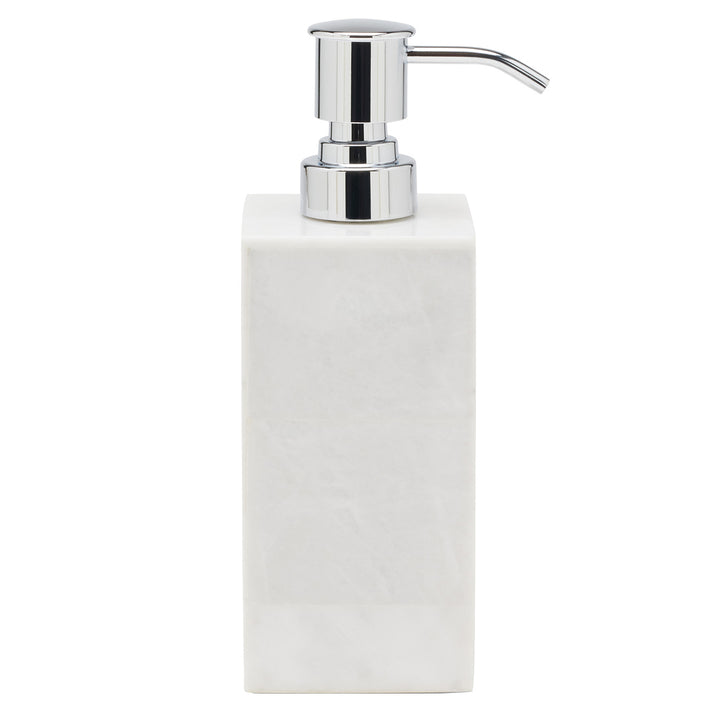 Milan Romblon Stone Soap Dispenser (White)