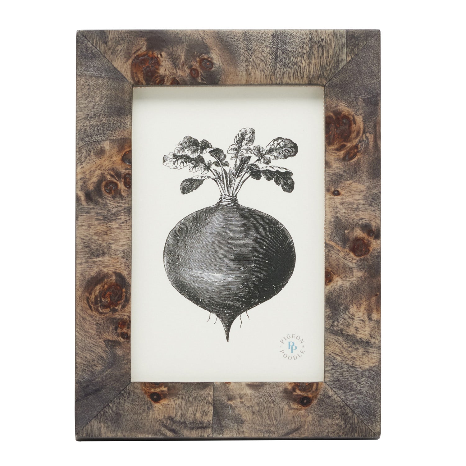 Nelson Mappa Burl Wall Picture Frame