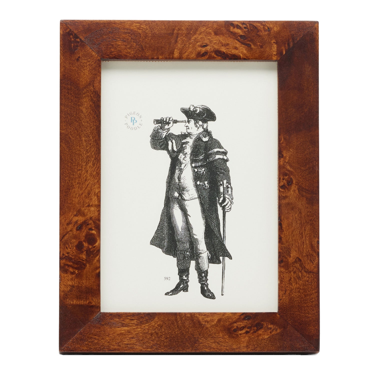 Nelson Mappa Burl Wall Picture Frame - Thumbnail 4