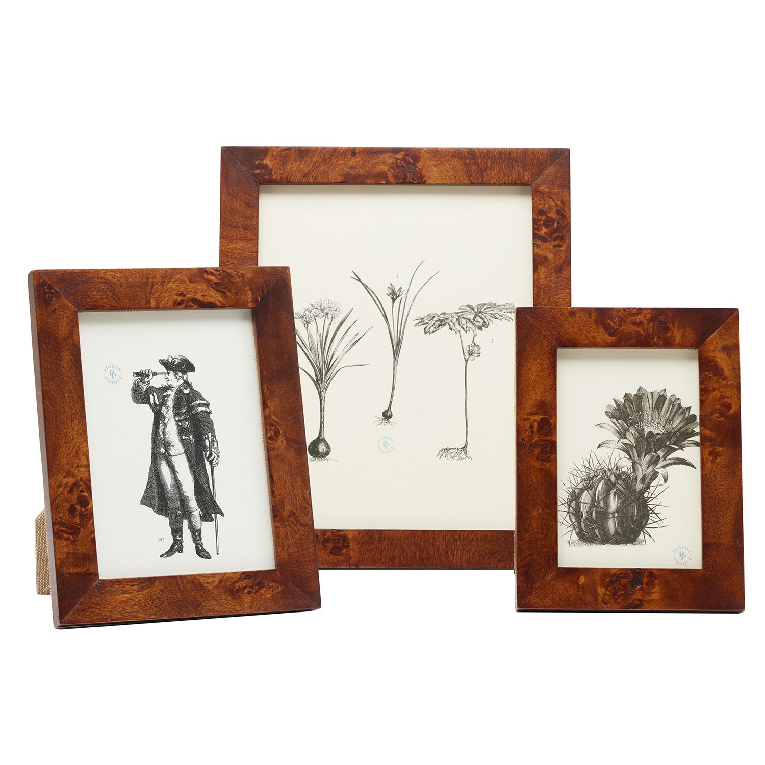 Nelson Mappa Burl Wall Picture Frame - Thumbnail 5