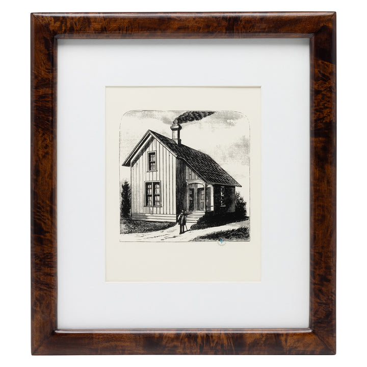 Nelson Mappa Burl Wall Picture Frame (Dark Honey)