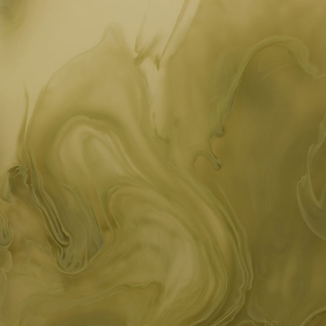 Novo Pale Jade Swirled Resin Rectangle Wastebasket