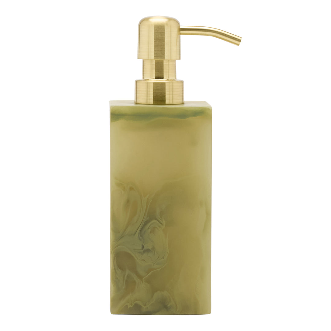 Novo Pale Jade Swirled Resin Bathroom Accessories