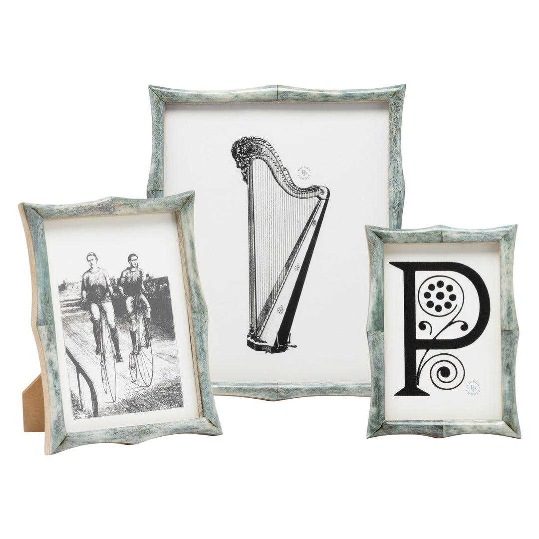 Oslo Natural Bone Picture Frame (Celadon)