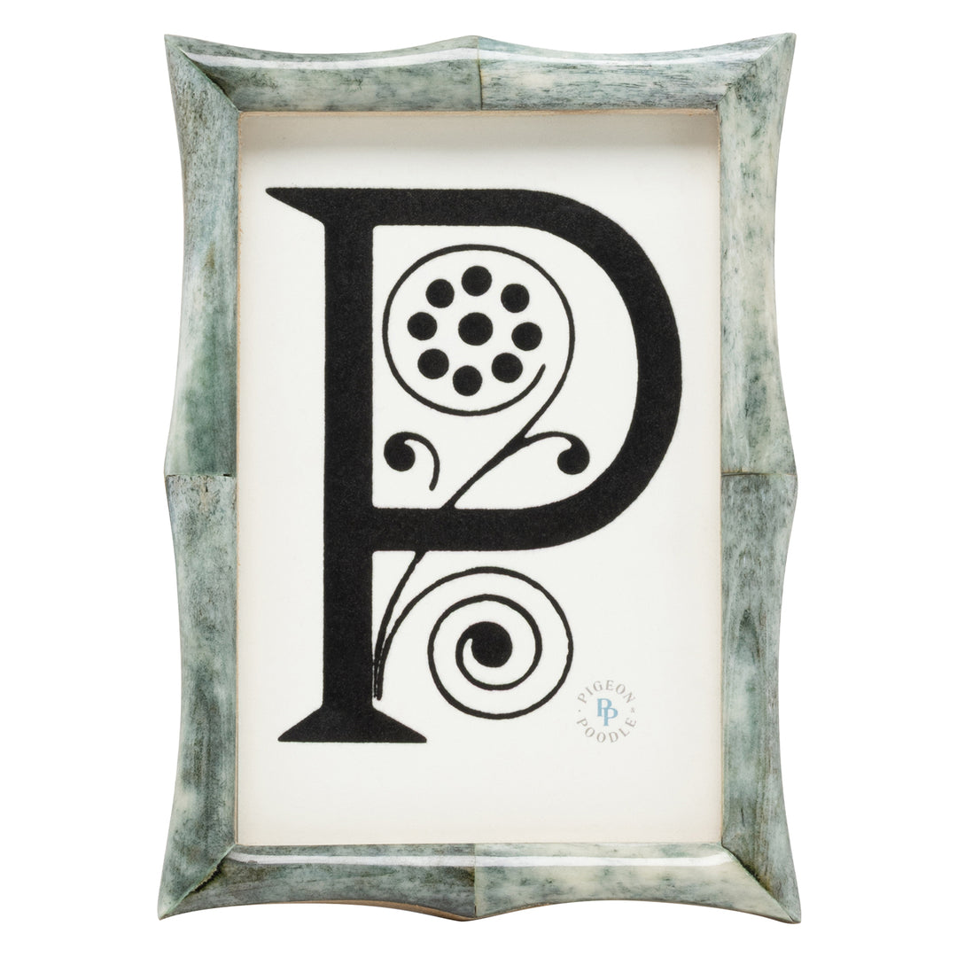 Oslo Natural Bone Picture Frame (Celadon)