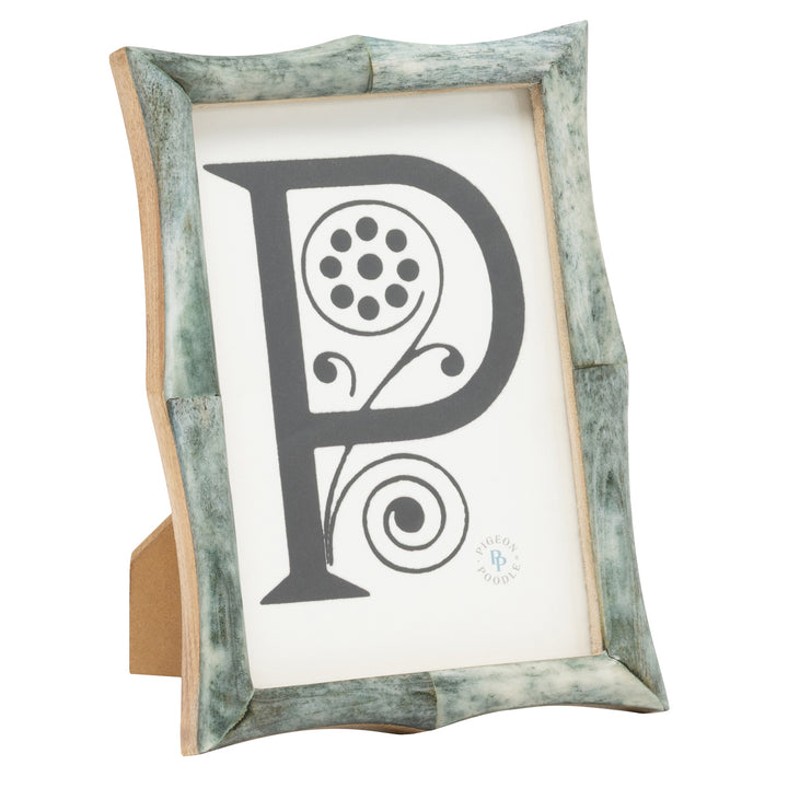Oslo Natural Bone Picture Frame (Celadon)