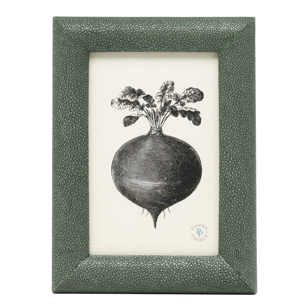 Oxford Faux Shagreen Picture Frame (Juniper)