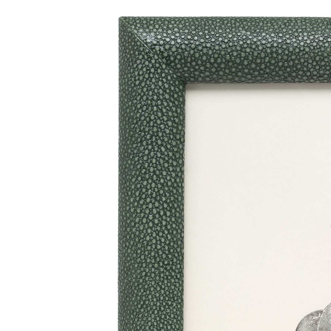 Oxford Faux Shagreen Picture Frame (Juniper)
