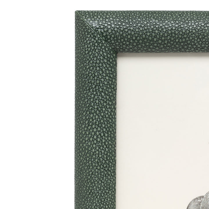 Oxford Faux Shagreen Picture Frame (Juniper)