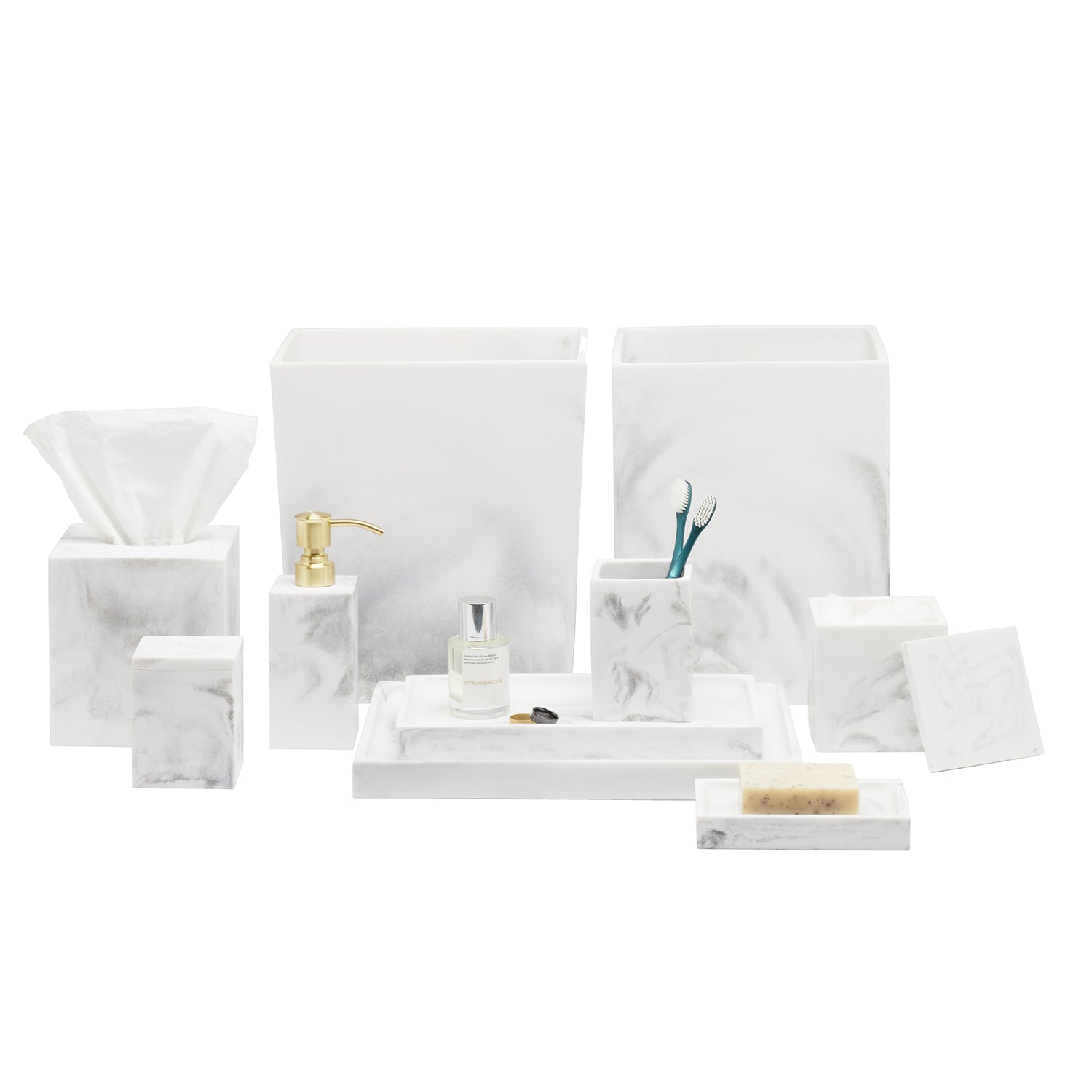 Pigeon & Poodle Parma Resin Bathroom Accessories