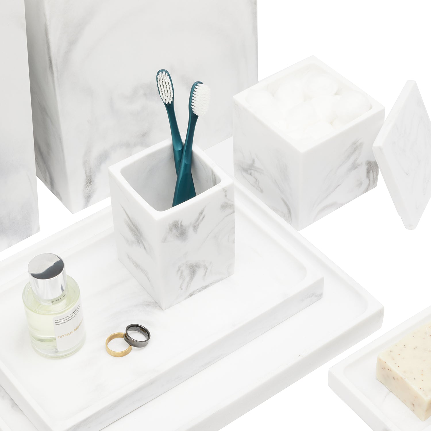 Pigeon & Poodle Parma Resin Bathroom Accessories - Thumbnail 5