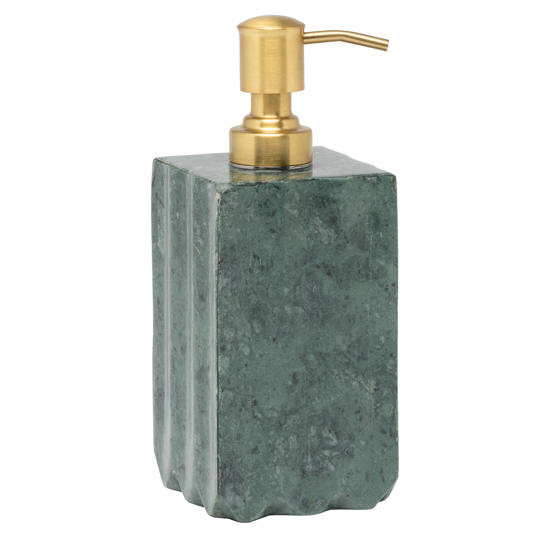 Proviso Fluted Marble Bathroom Accessories (Dark Jade)