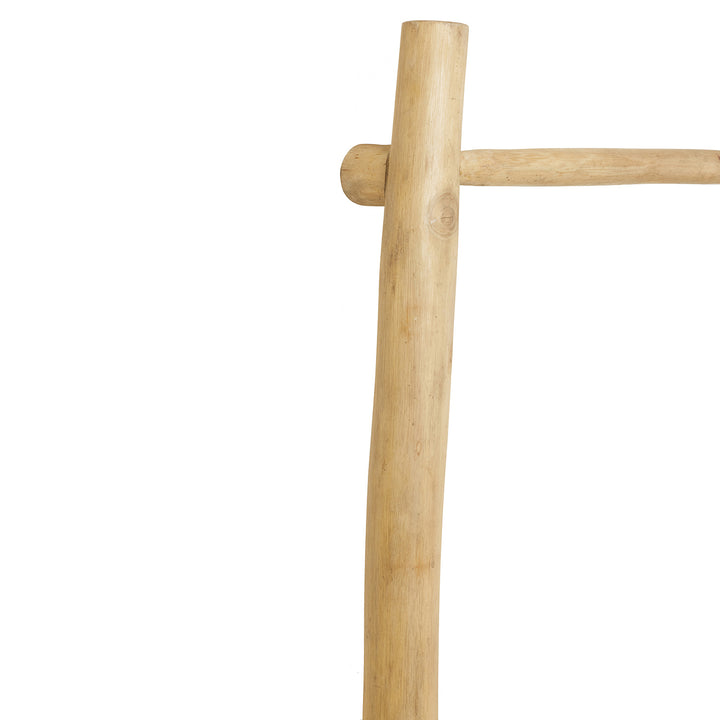 Provo Natural Teak Freestanding Towel Rack 32"x36"