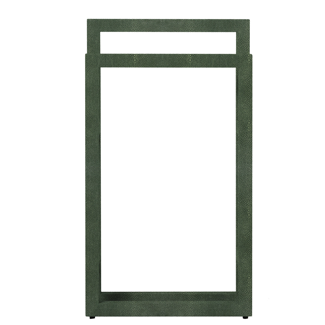 Ramsey Faux Shagreen Freestanding Towel Rack 20"x36" (Juniper)