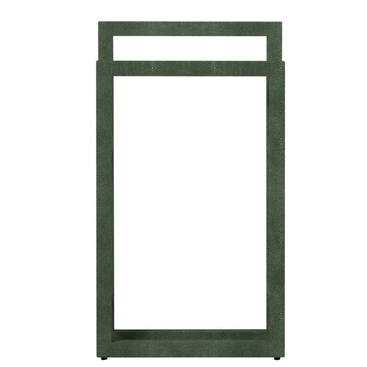 Ramsey Faux Shagreen Freestanding Towel Rack 20"x36" (Juniper)