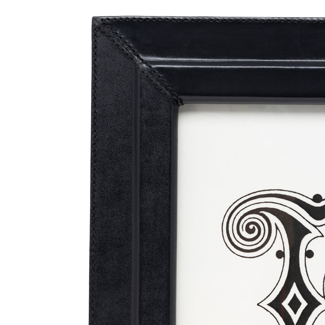 Selero Full-Grain Leather Picture Frames (Black)