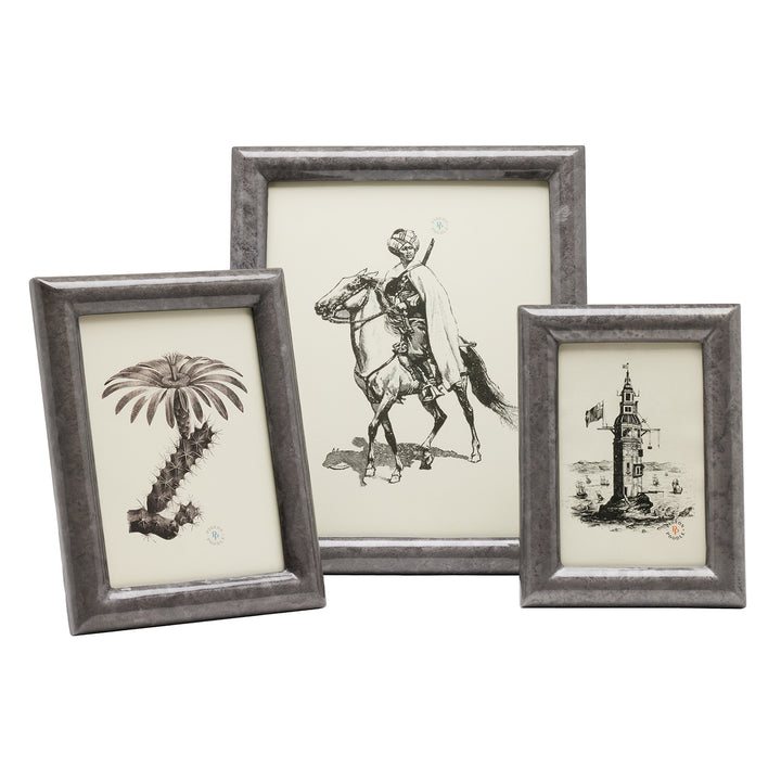 Sevilla Burl Resin Picture Frame (Gray)