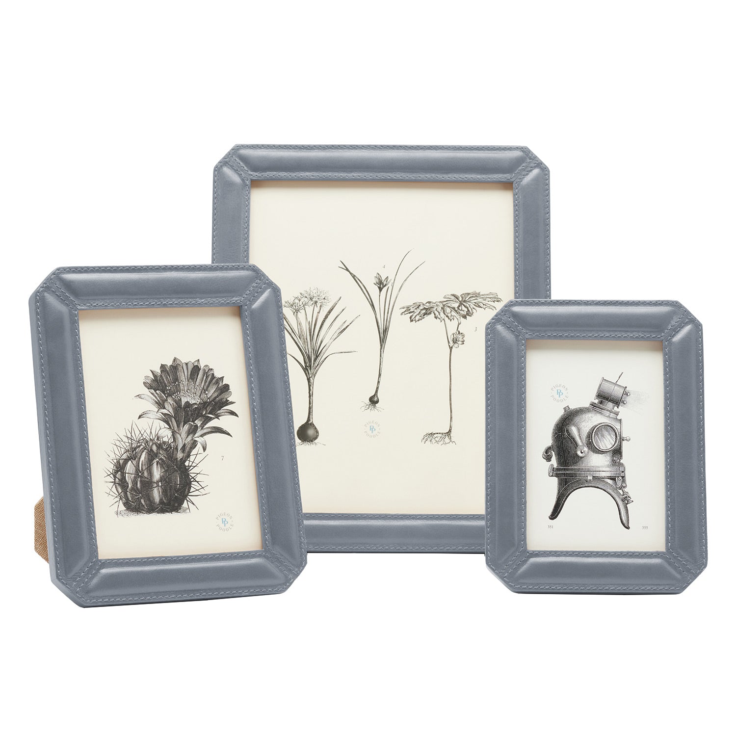 Stanley Full-Grain Leather Picture Frames - Thumbnail 4