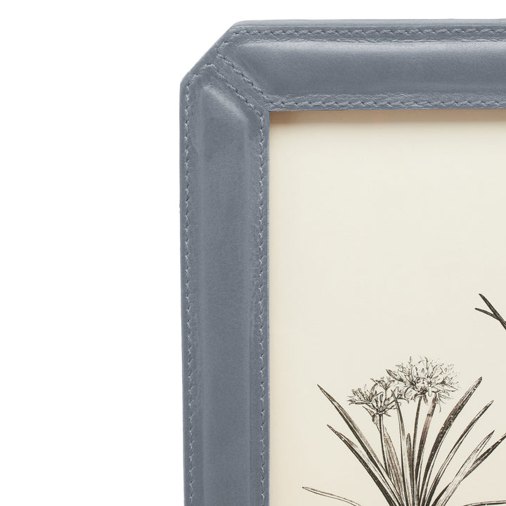 Stanley Full-Grain Leather Picture Frames (Dark Gray)