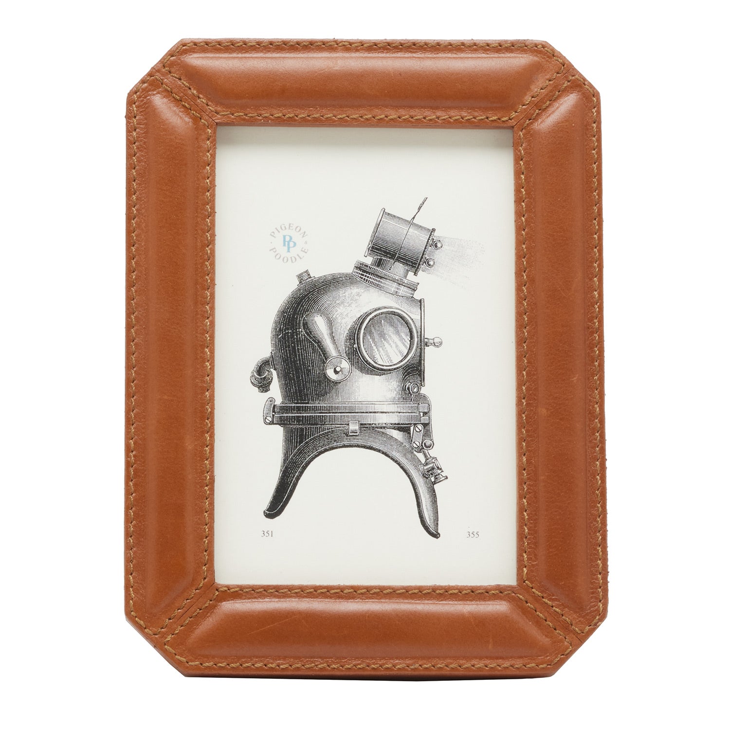 Stanley Full-Grain Leather Picture Frames - Thumbnail 3