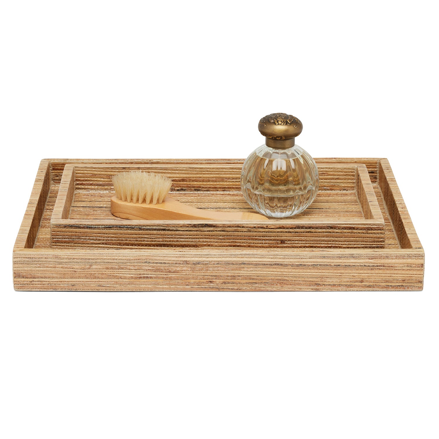 Sumter Natural Hemp Nested Trays Set/2 - Thumbnail 2