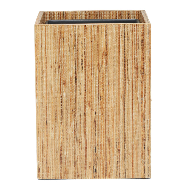 Sumter Natural Hemp Square Wastebasket