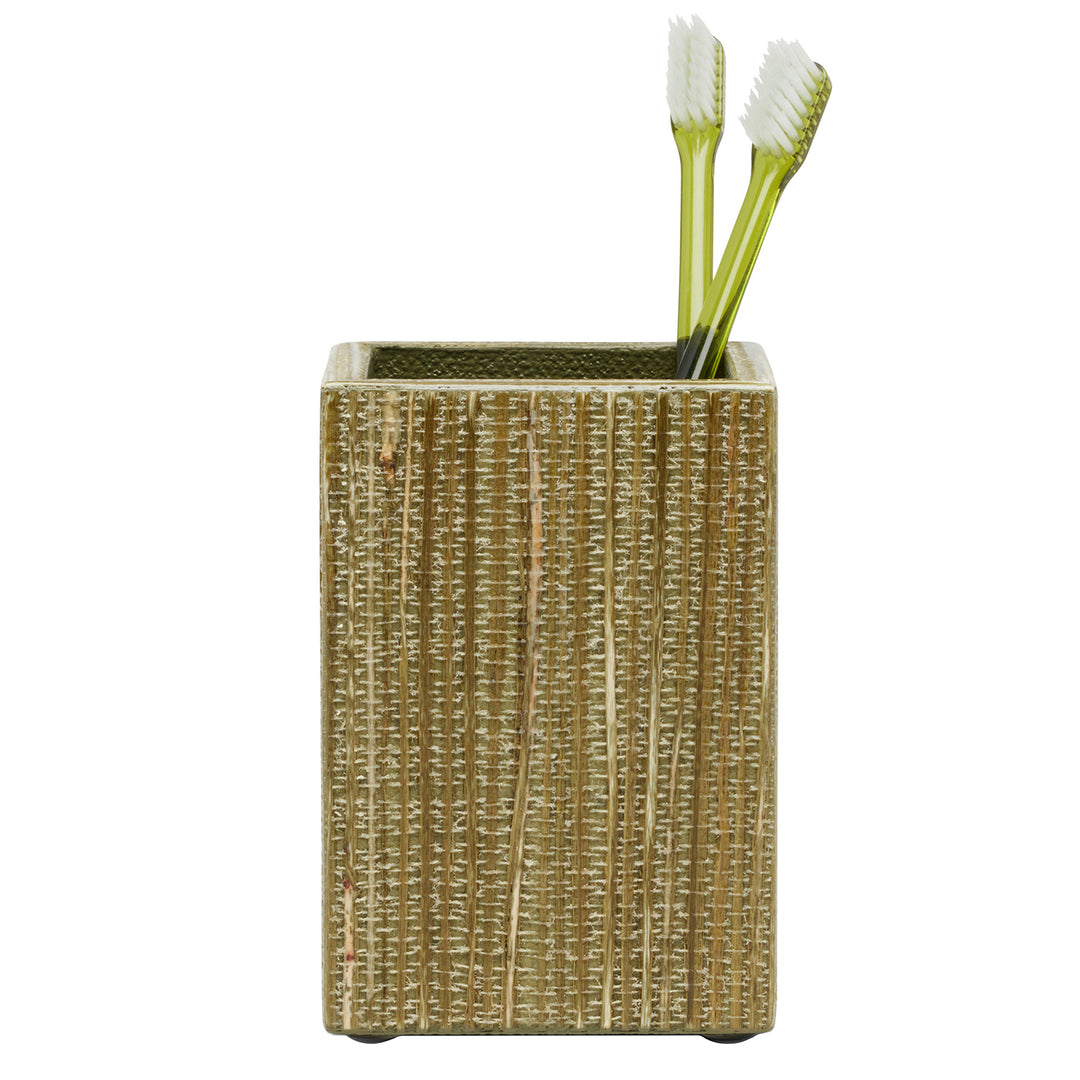 Sumter Olive Hemp Bathroom Accessories