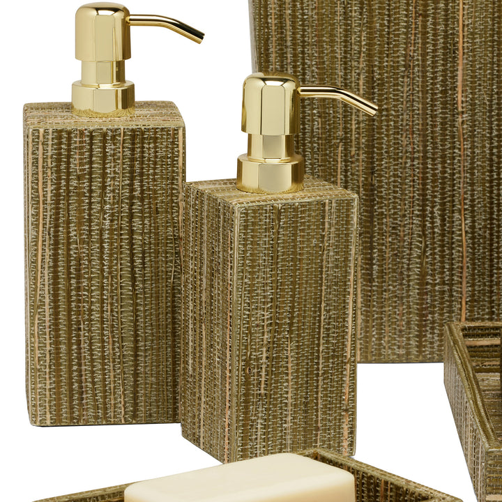 Sumter Olive Hemp Bathroom Accessories